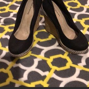 Black wedges .. 4 inches high